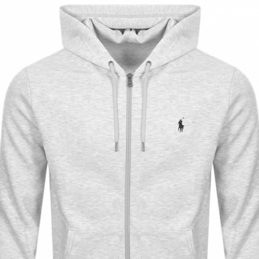 Alternative Image for ProductRalph Lauren Full Zip Hoodie Grey2